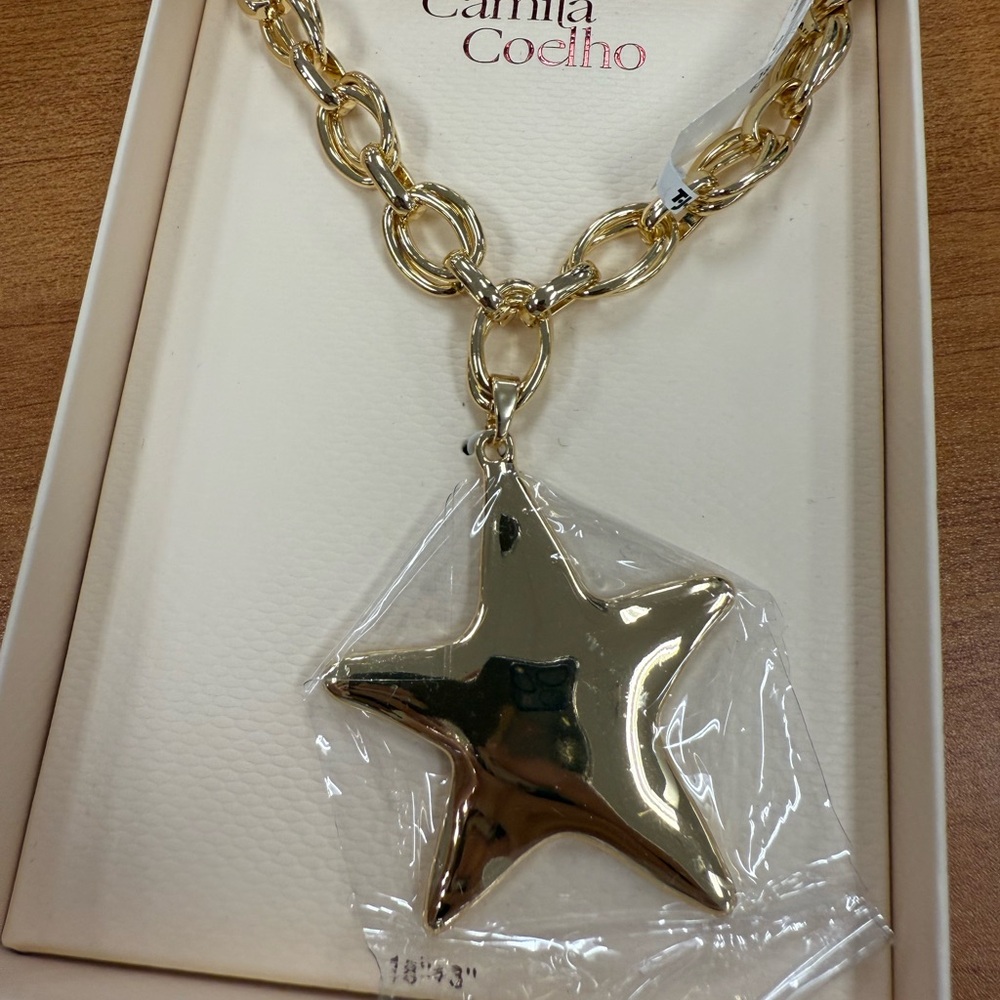 Camila Coelho Gold Star Necklace